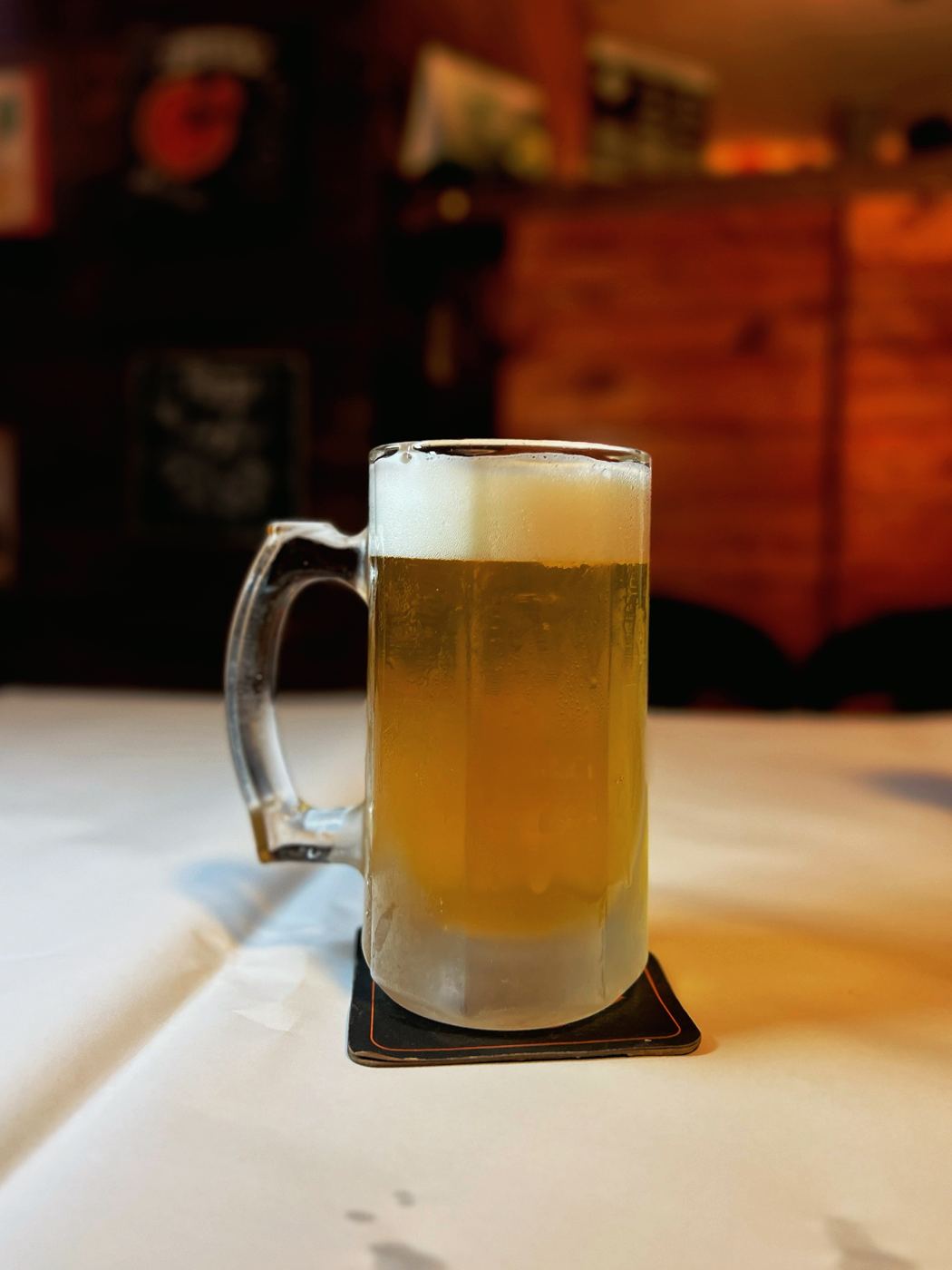 Caneca de chopp gelado